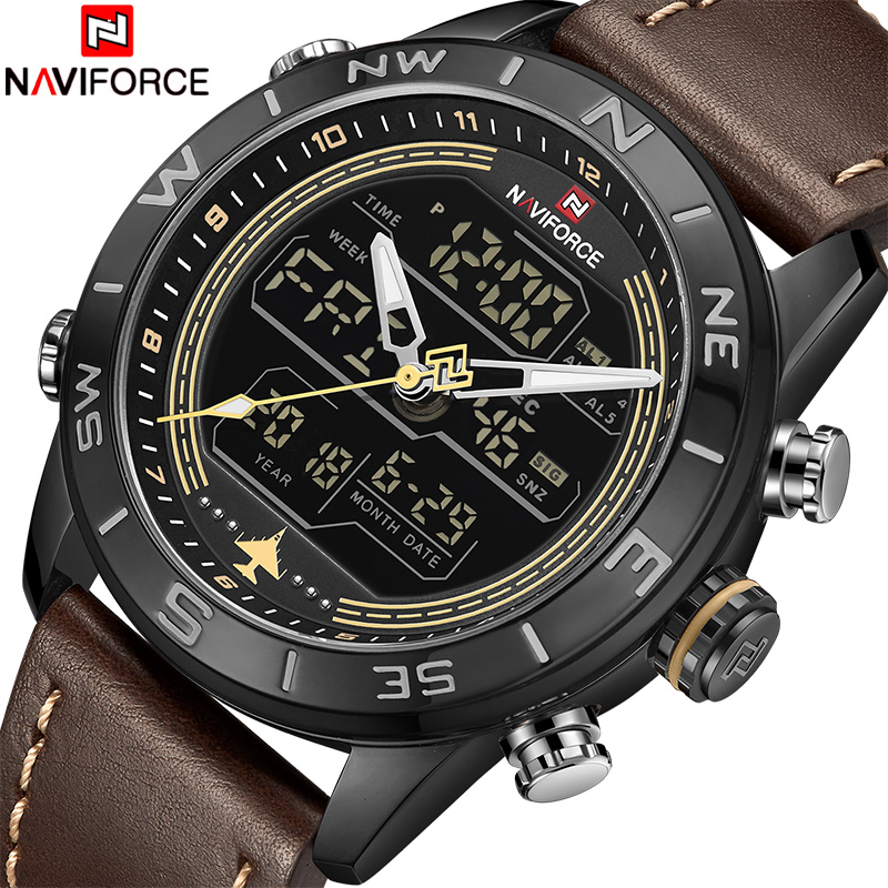 Field Watch Military - NAVIFORCE Luxury Brand Men Sports Quartz