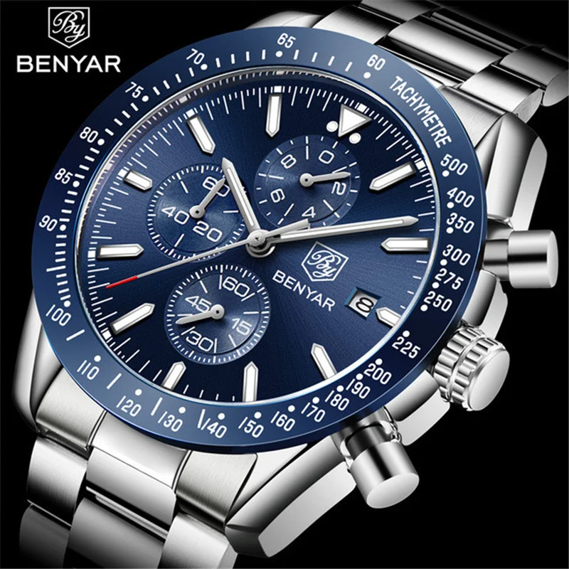 Luxury Watch German - Men Watch BENYAR Top Brand Luxury