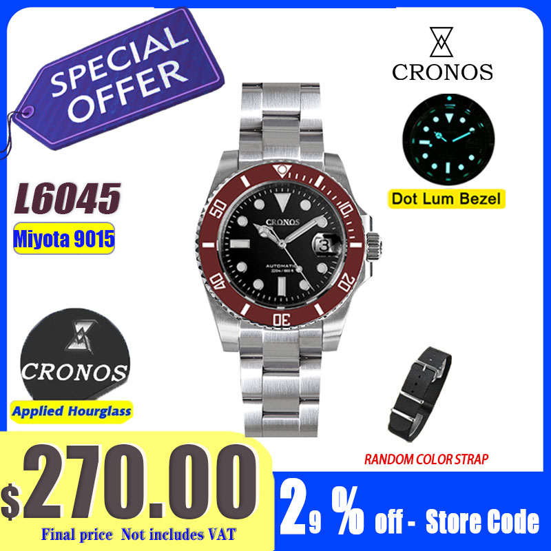 Luxury Watch Ap - Cronos New 40mm Diver Men Watches