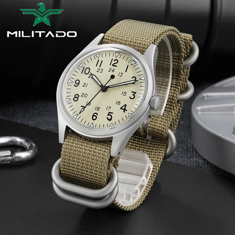 Field Watch Military - Militado ML07 Quartz Watch VH31 Movement