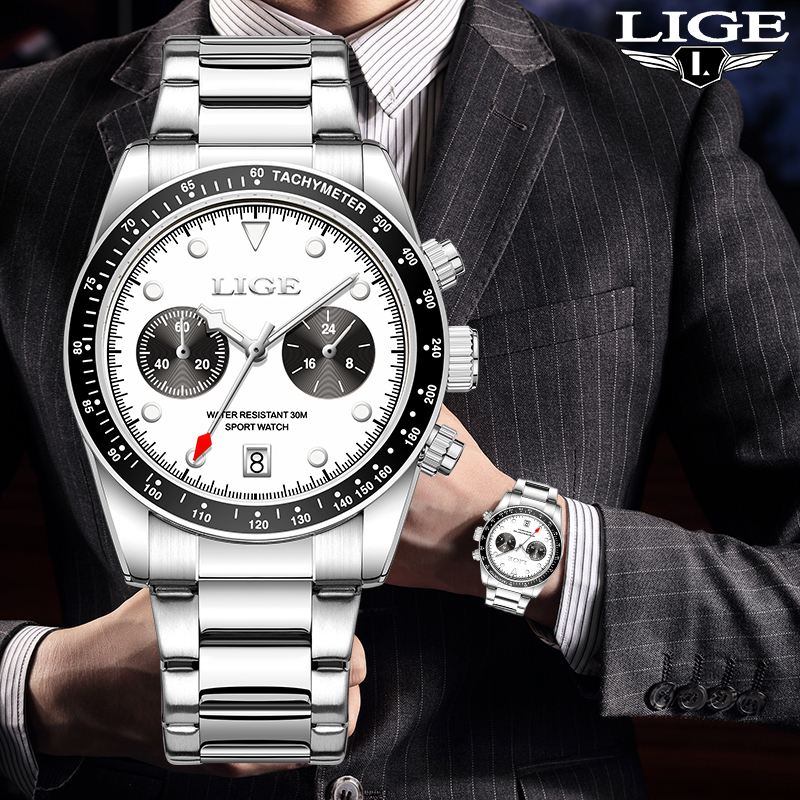 Luxury Watch Ap - LIGE Brand Fashion Man Watch Luxury