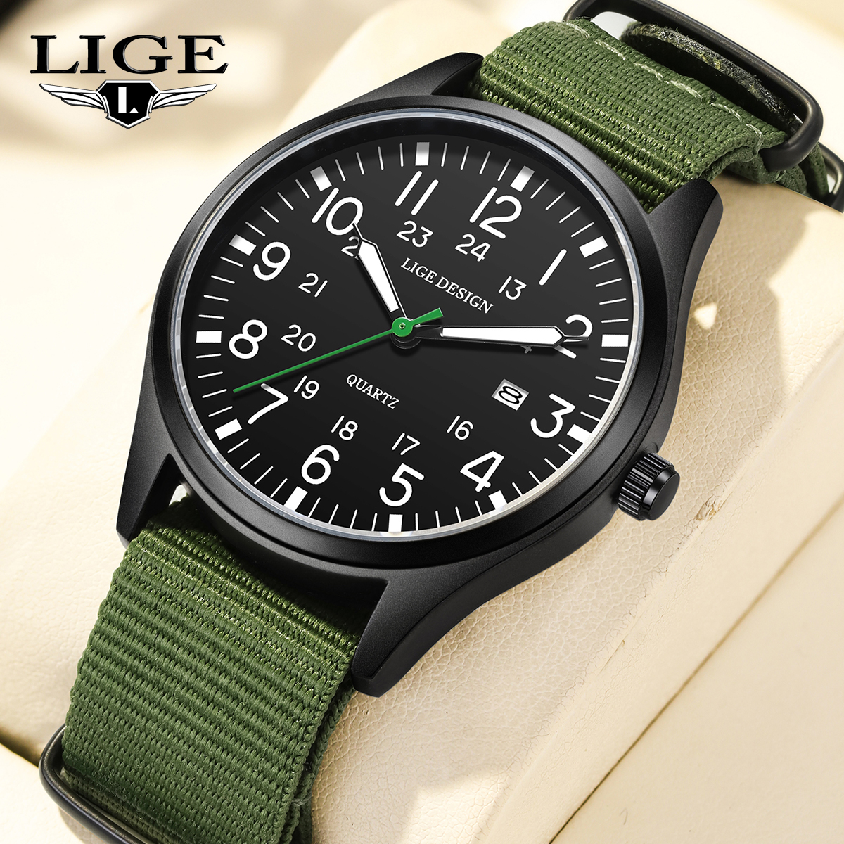 Field Watch Military - LIGE Top Brand Luxury Men Quartz