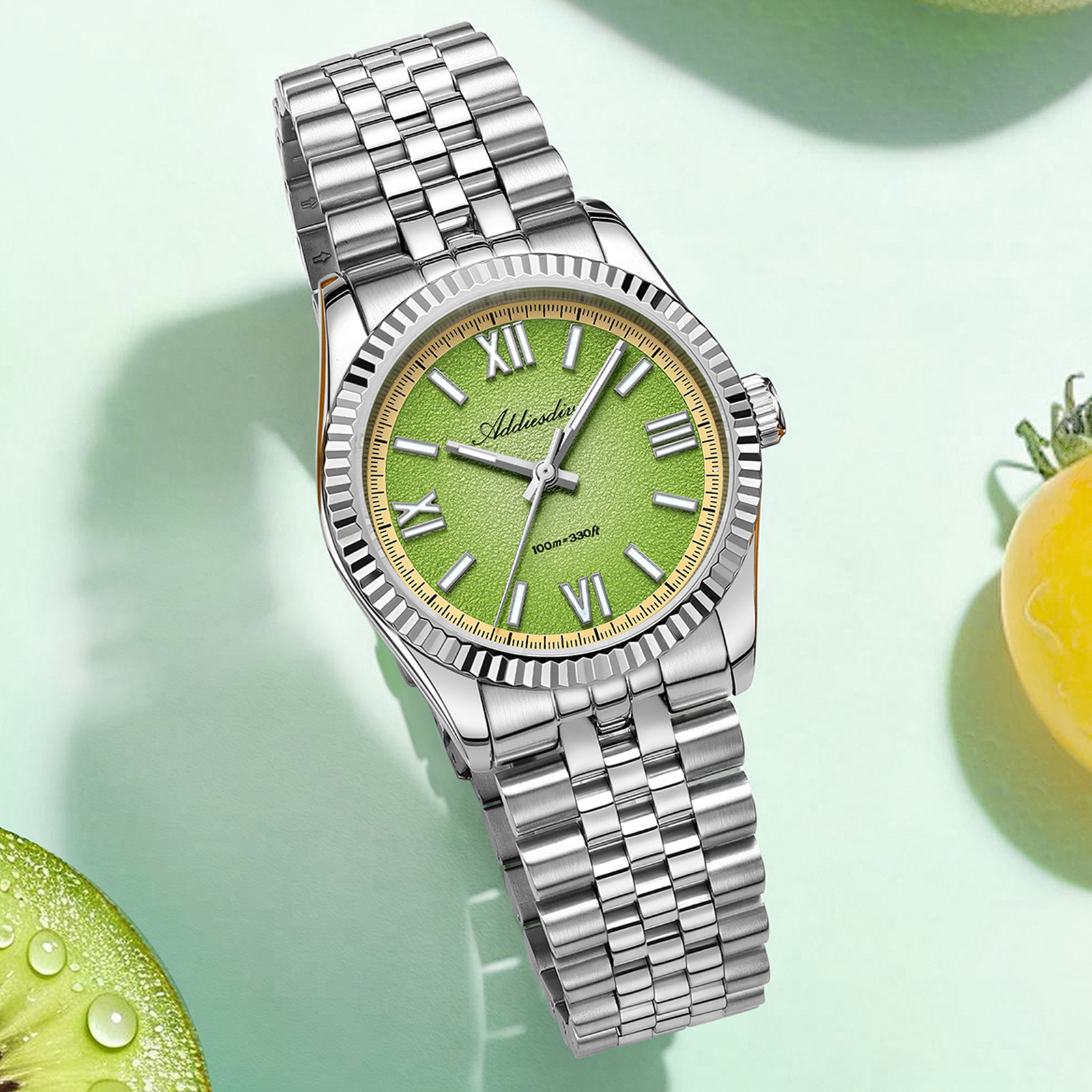 Luxury Watch And Bracelet - ADDIESDIVE Hight Quality Sapphire Glass 10Bar