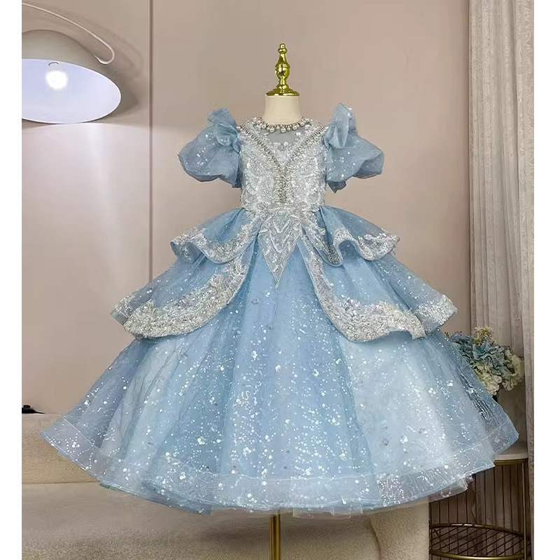 Luxury Watch Girl - Children's Dress Light Luxury Niche French