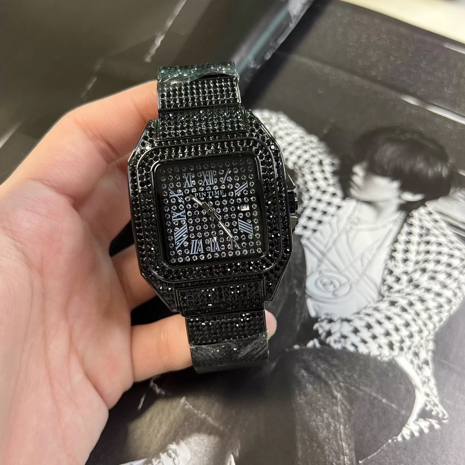 Luxury Watch Affordable - Gold or black Watch Ice Out