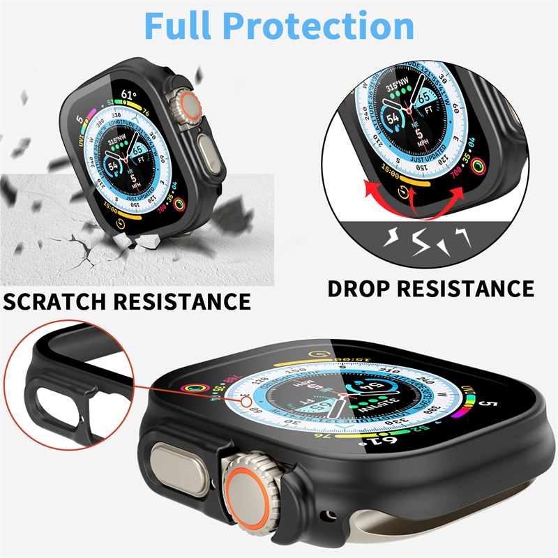 Glass+case For Apple Watch Ult - مراجعة Luxury Watch Ap وسعره
