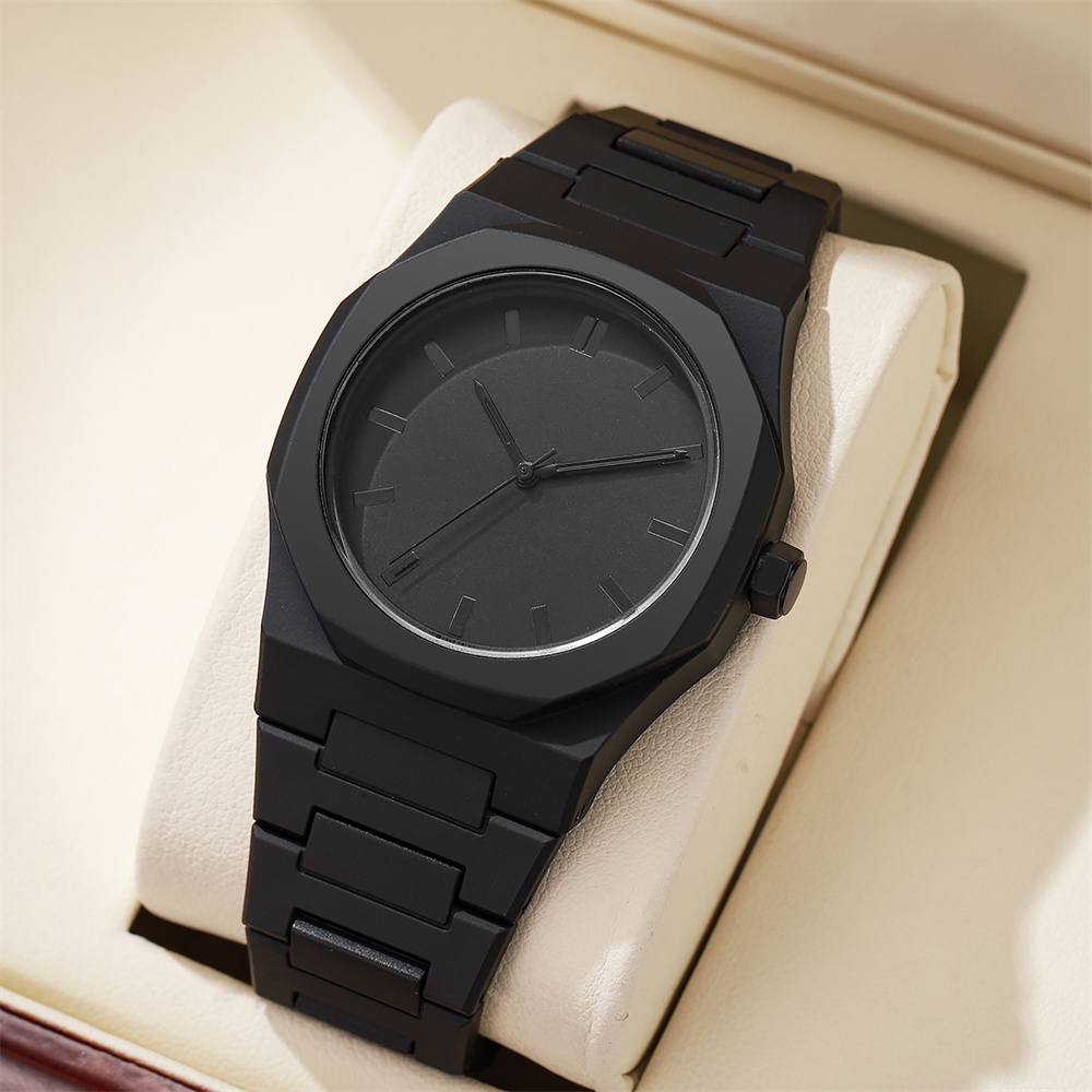 Men's Fashion Simple Black Lar - مراجعة Luxury Watch Ap وسعره