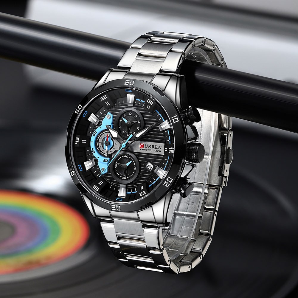 Watches For Men CURREN Man Wri - مراجعة Luxury Watch Affordable وسعره