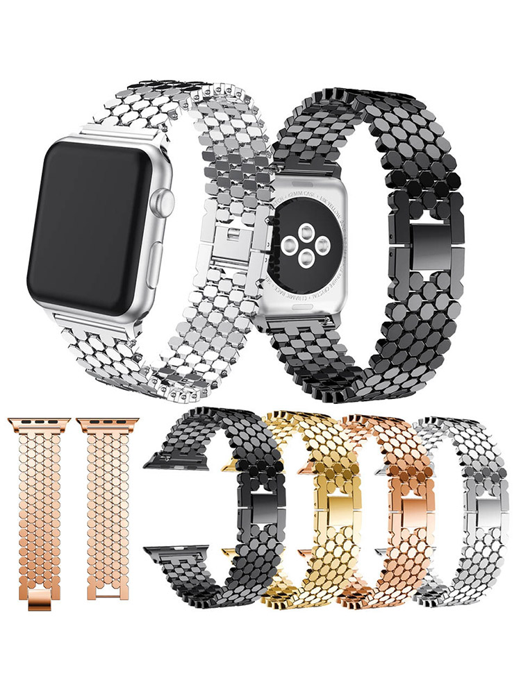 Stainless Steel Strap For Appl - مراجعة Luxury Watch Ap وسعره