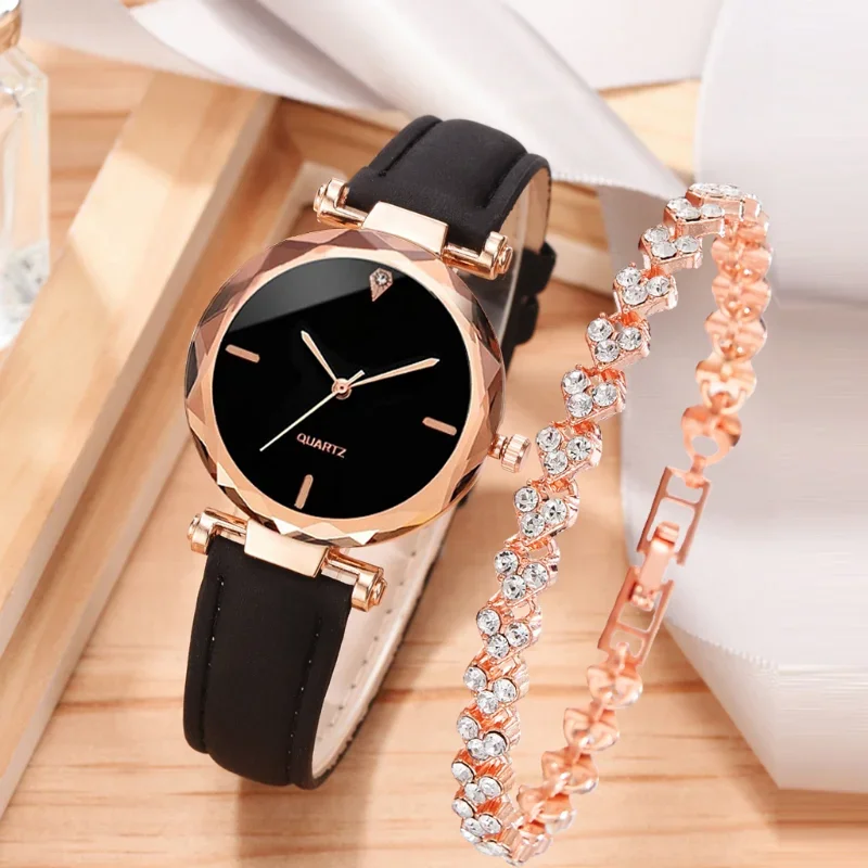2pcs Luxury Fashion Women Watc - مراجعة Luxury Watch Girl وسعره