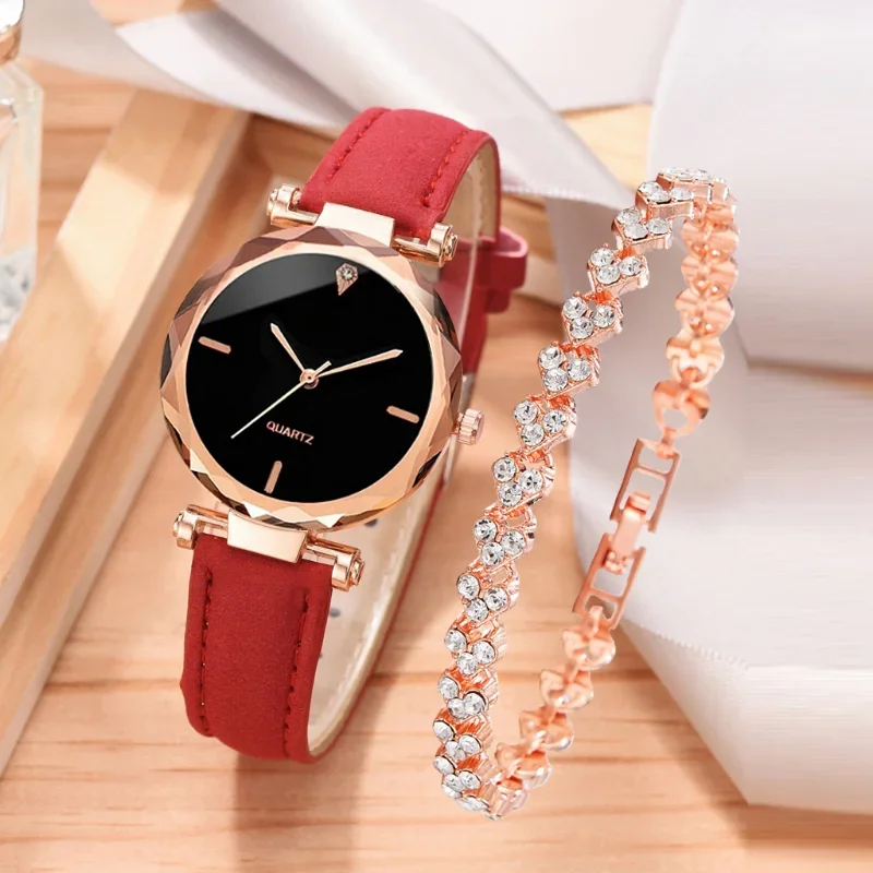 2pcs Luxury Fashion Women Watc - مراجعة Luxury Watch Girl وسعره