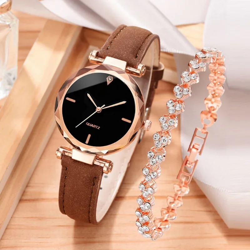 2pcs Luxury Fashion Women Watc - مراجعة Luxury Watch Girl وسعره