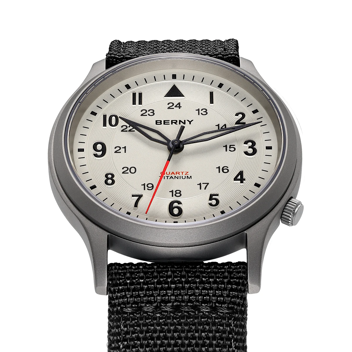 BERNY Titanium Watches for Men - مراجعة Field Watch Military وسعره