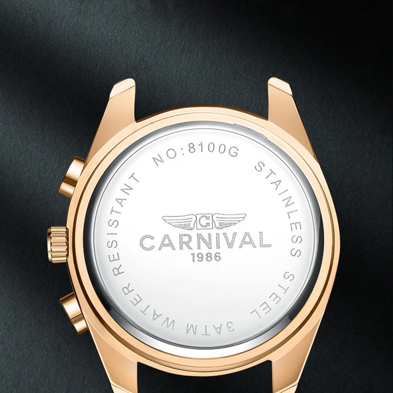 Carnival Brand Luxury Leather  - مراجعة Luxury Watch Affordable وسعره