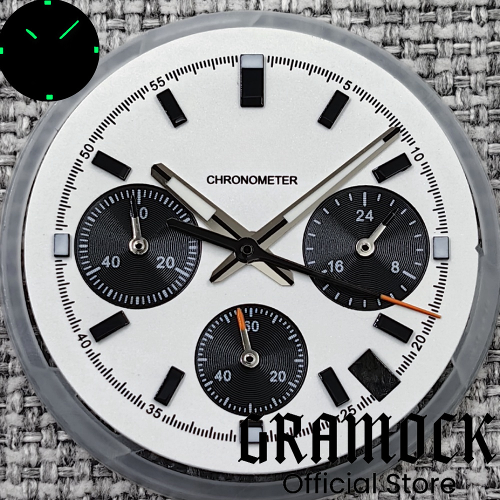 Gramock 30mm Ice Blue/Burgundy - مراجعة Luxury Watch With Green Dial وسعره