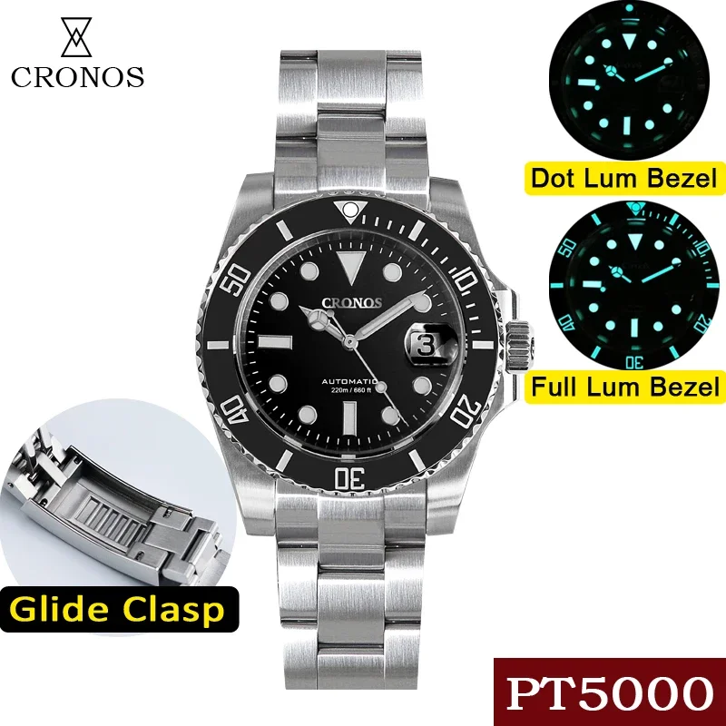 Cronos Sub Diver Men Watch Sta - مراجعة Luxury Watch Ap وسعره
