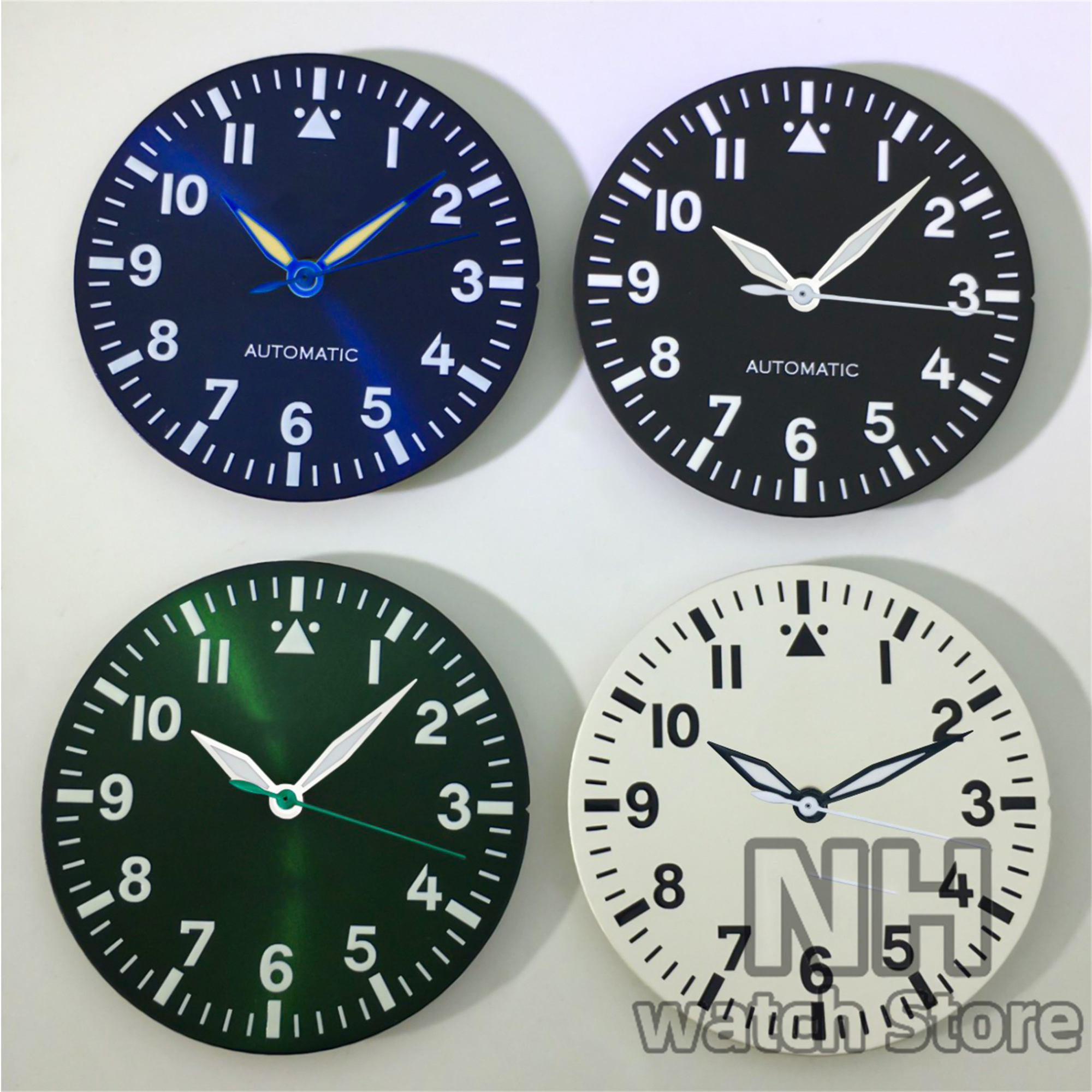 29mm Pilot Style Watch Dial Wi - مراجعة Luxury Watch With Green Dial وسعره