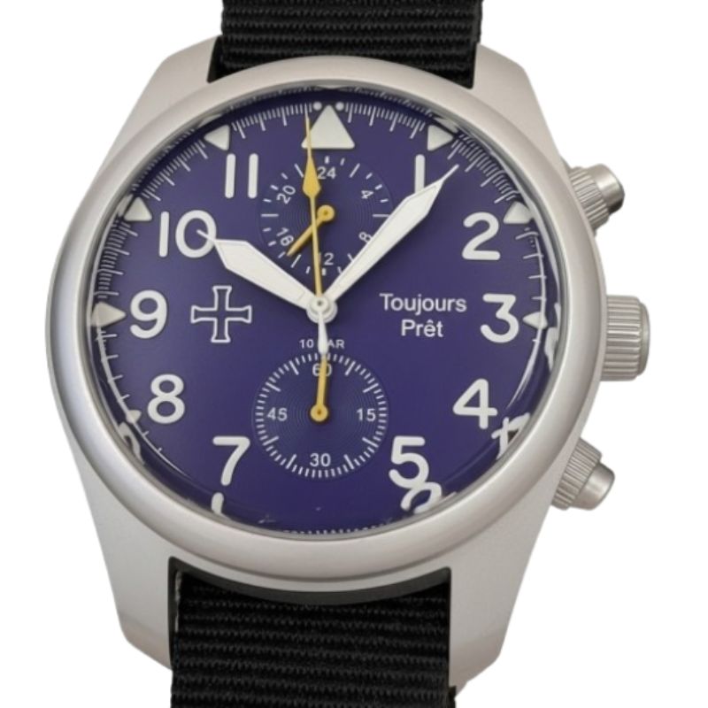 Toujours Pret Dual Time GMT Qu - مراجعة Field Watch Military وسعره