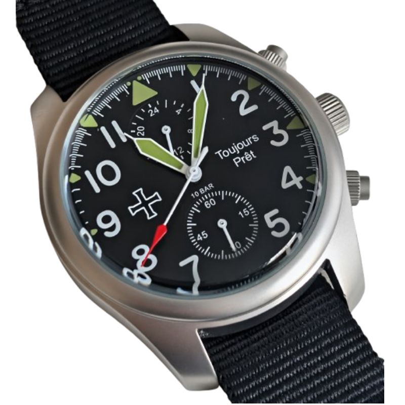 Toujours Pret Dual Time GMT Qu - مراجعة Field Watch Military وسعره