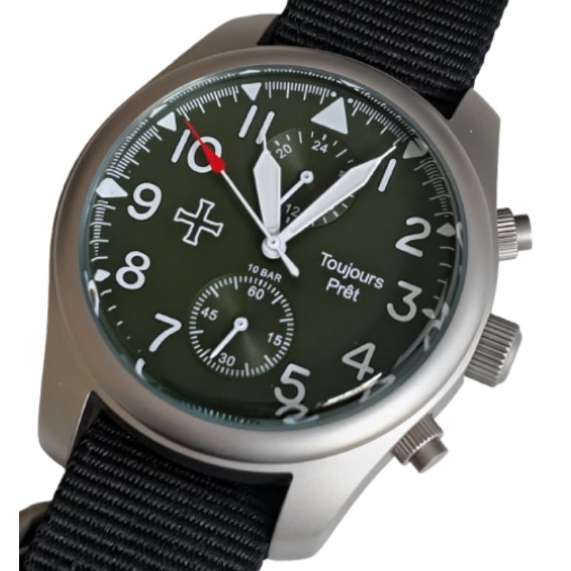 Toujours Pret Dual Time GMT Qu - مراجعة Field Watch Military وسعره