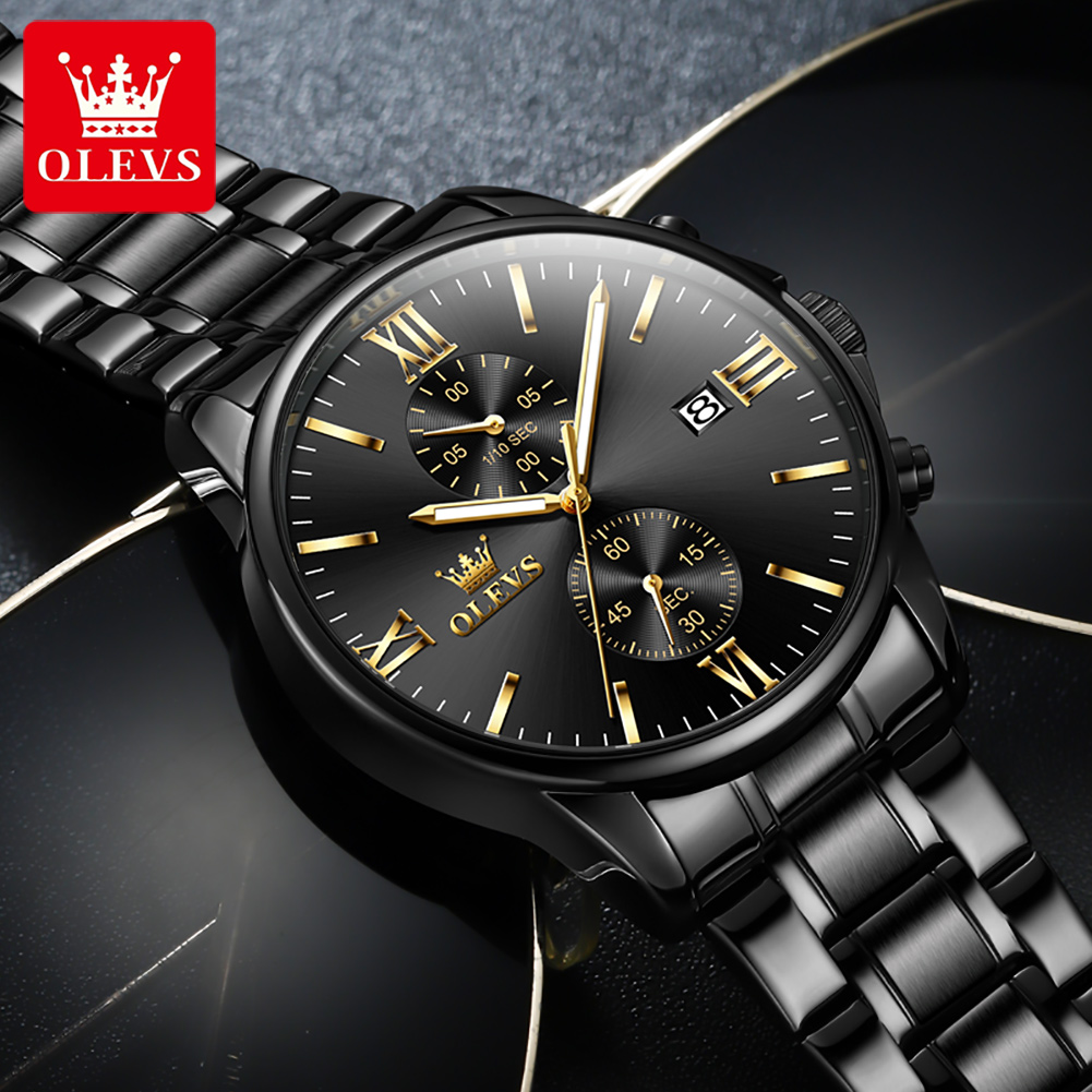 OLEVS 2886 Classic Black Quart - مراجعة Luxury Watch Affordable وسعره