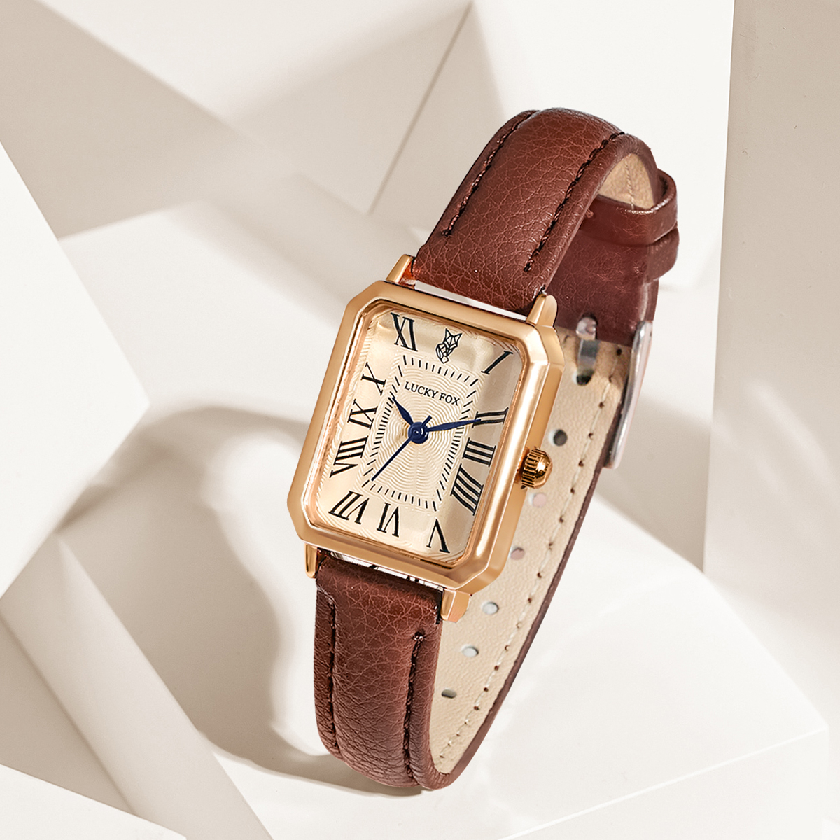 LUCKY FOX 2PCS Light Luxury Gi - مراجعة Luxury Watch Square وسعره