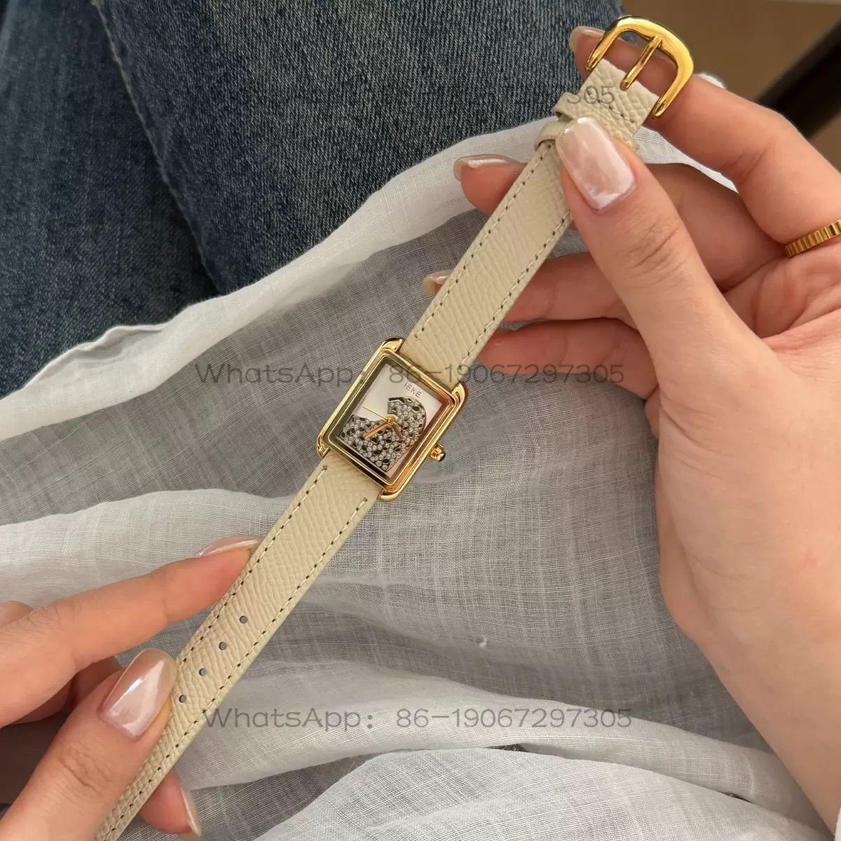 Ieke minimalist square watch w - مراجعة Luxury Watch Square وسعره
