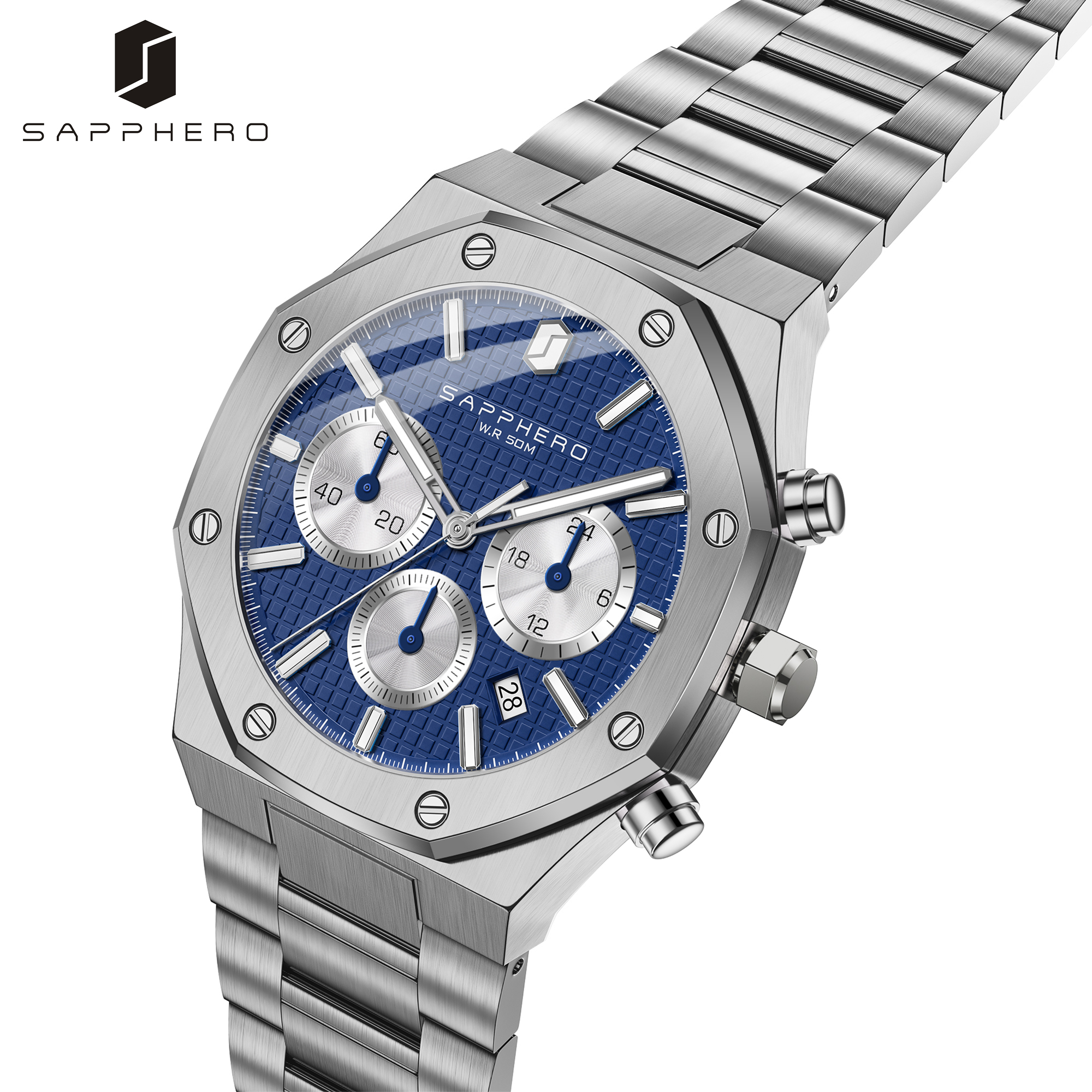 SAPPHERO Men's Watch Waterproo - مراجعة Luxury Watch Ap وسعره