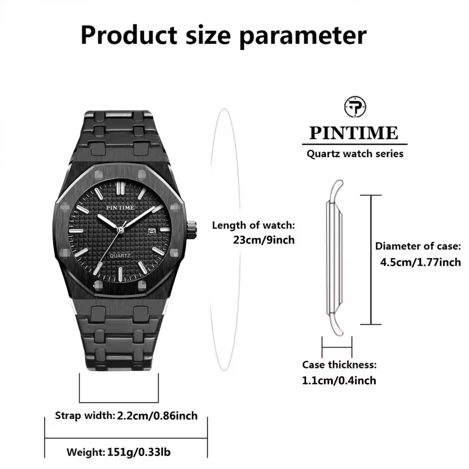 Men's Luxury Business Stainles - مراجعة Luxury Watch Ap وسعره
