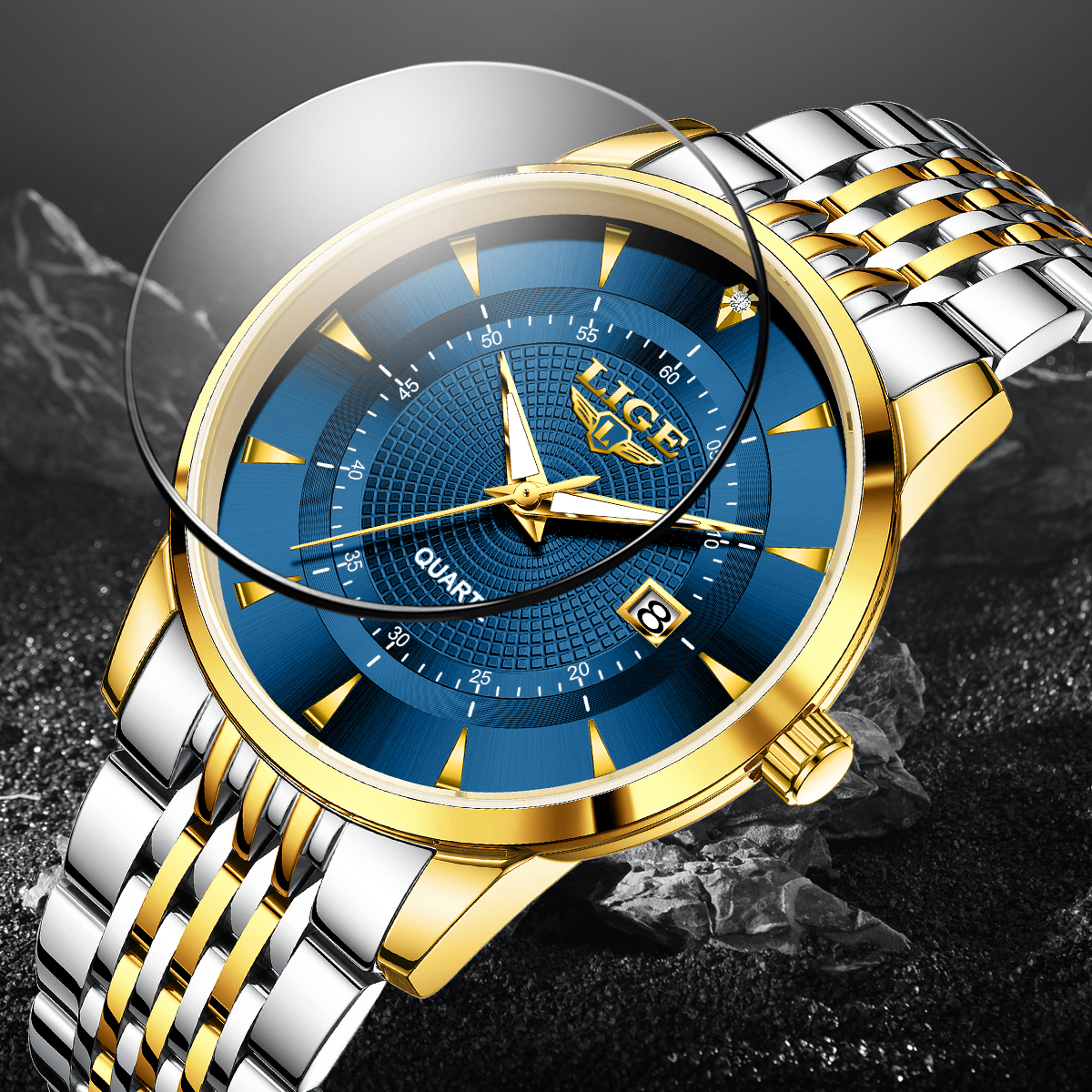 LIGE New 2026 Luxury Man Watch - مراجعة Luxury Watch And Bracelet وسعره