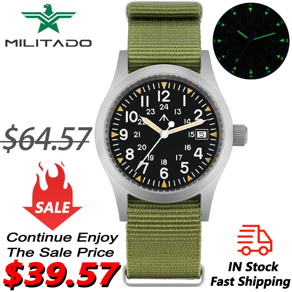Militado ML05 Military Watch R - مراجعة Field Watch Military وسعره