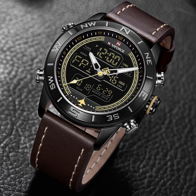 NAVIFORCE Luxury Brand Men Spo - مراجعة Field Watch Military وسعره
