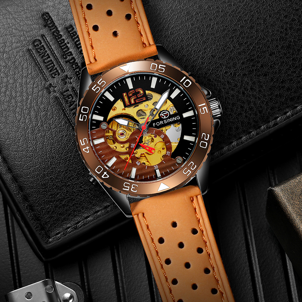 FORSINING Official Original Re - مراجعة Luxury Watch La وسعره