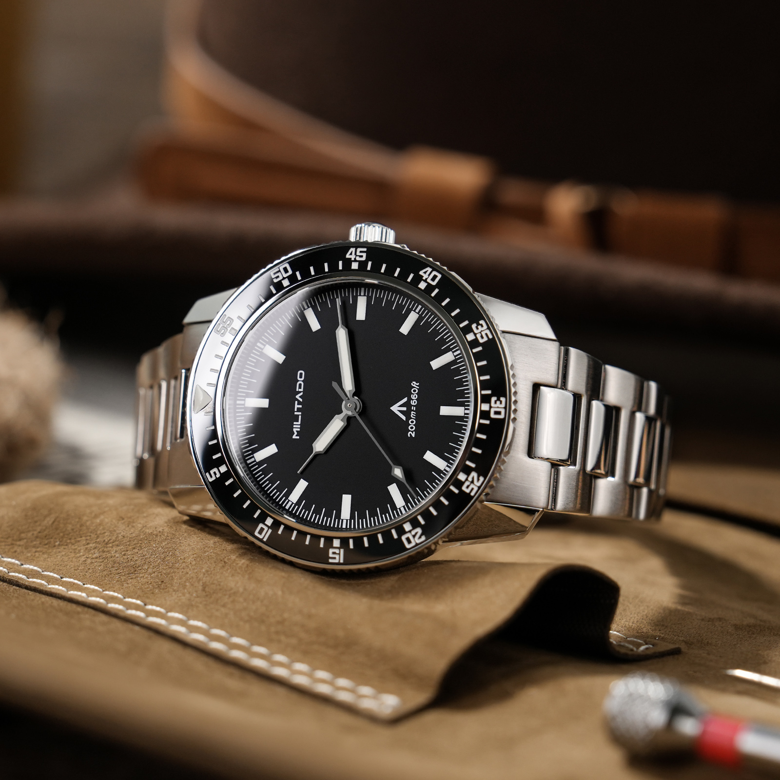 MILITADO  ML25 Quartz Dive Wat - مراجعة Field Watch Military وسعره