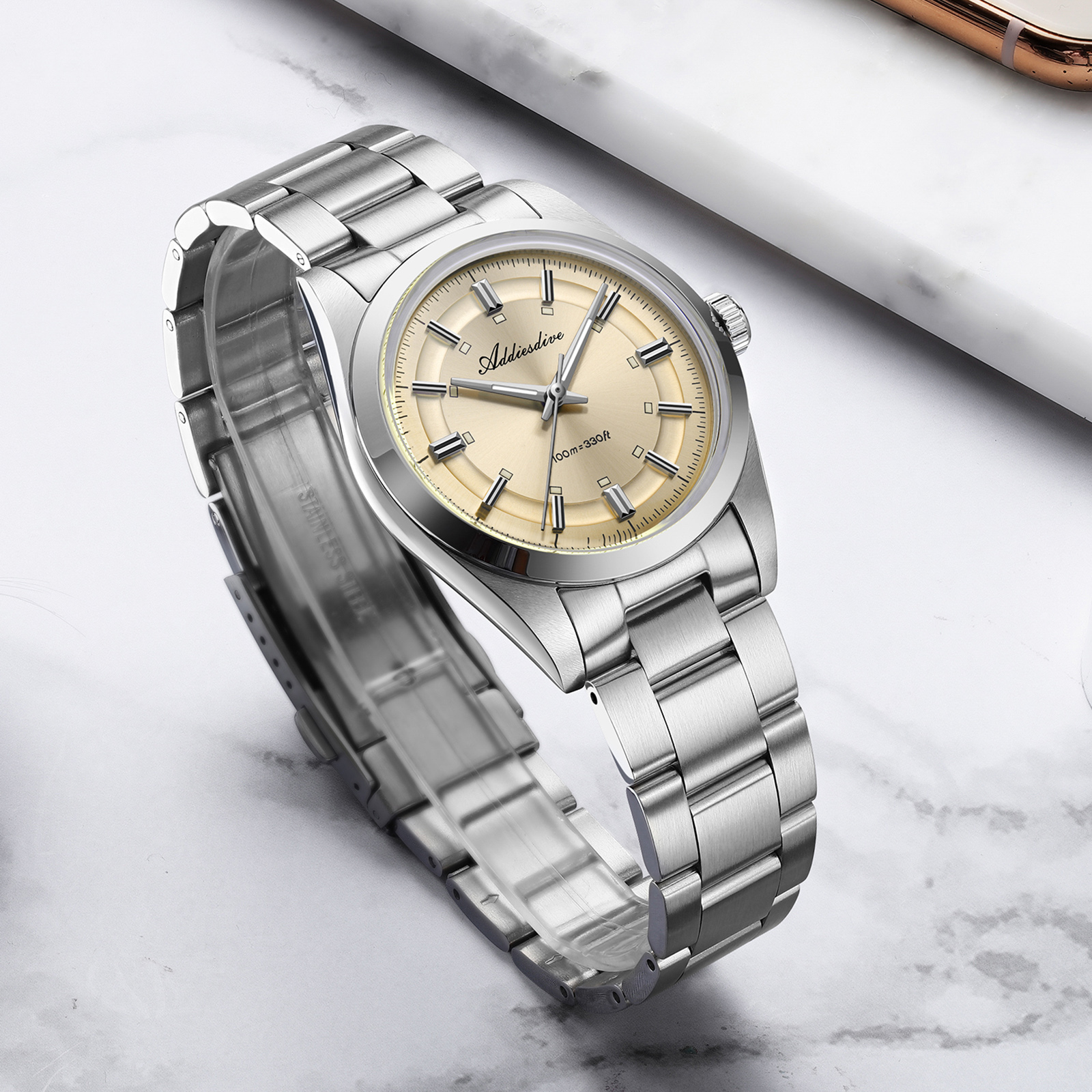 ADDIESDIVE Super Luminous Japa - مراجعة Luxury Watch And Bracelet وسعره