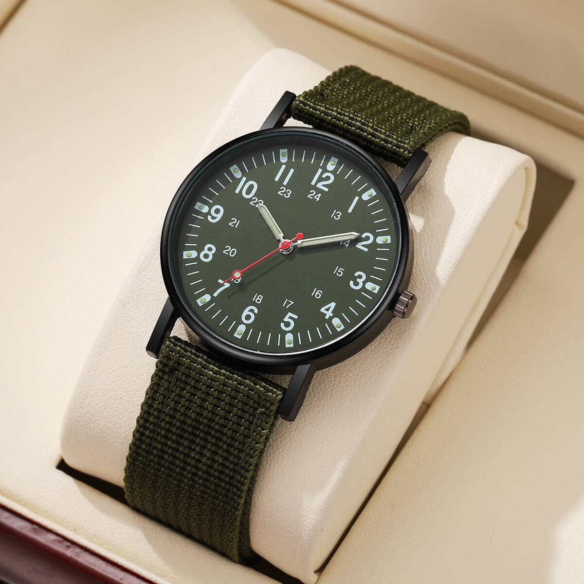 Men Watches Casual Nylon Band  - مراجعة Field Watch Military وسعره