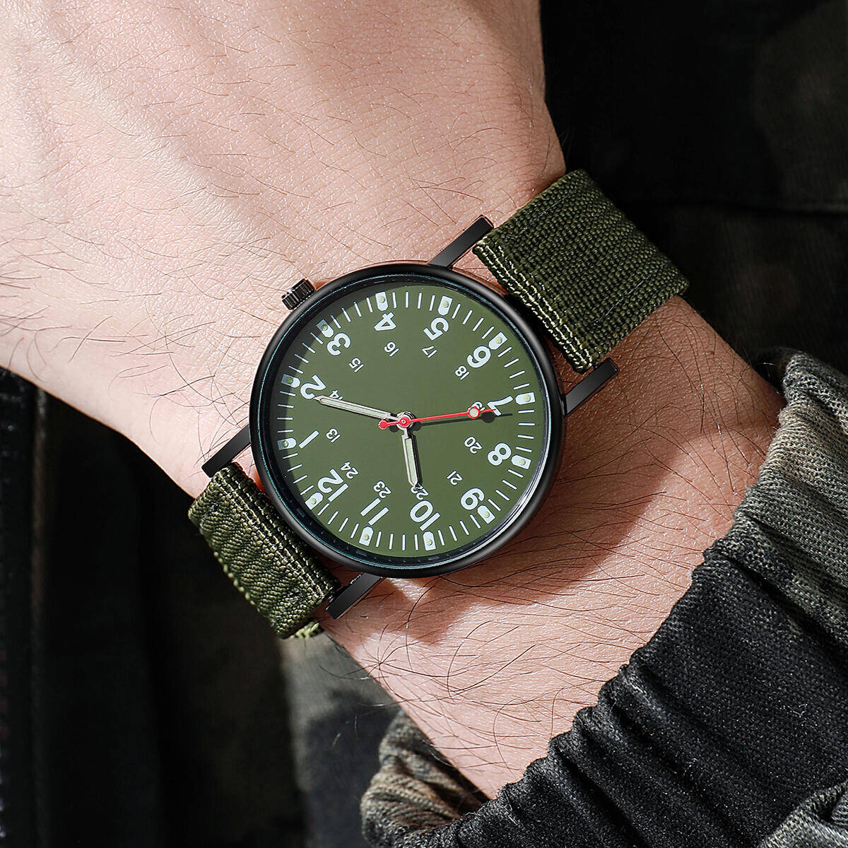 Men Watches Casual Nylon Band  - مراجعة Field Watch Military وسعره