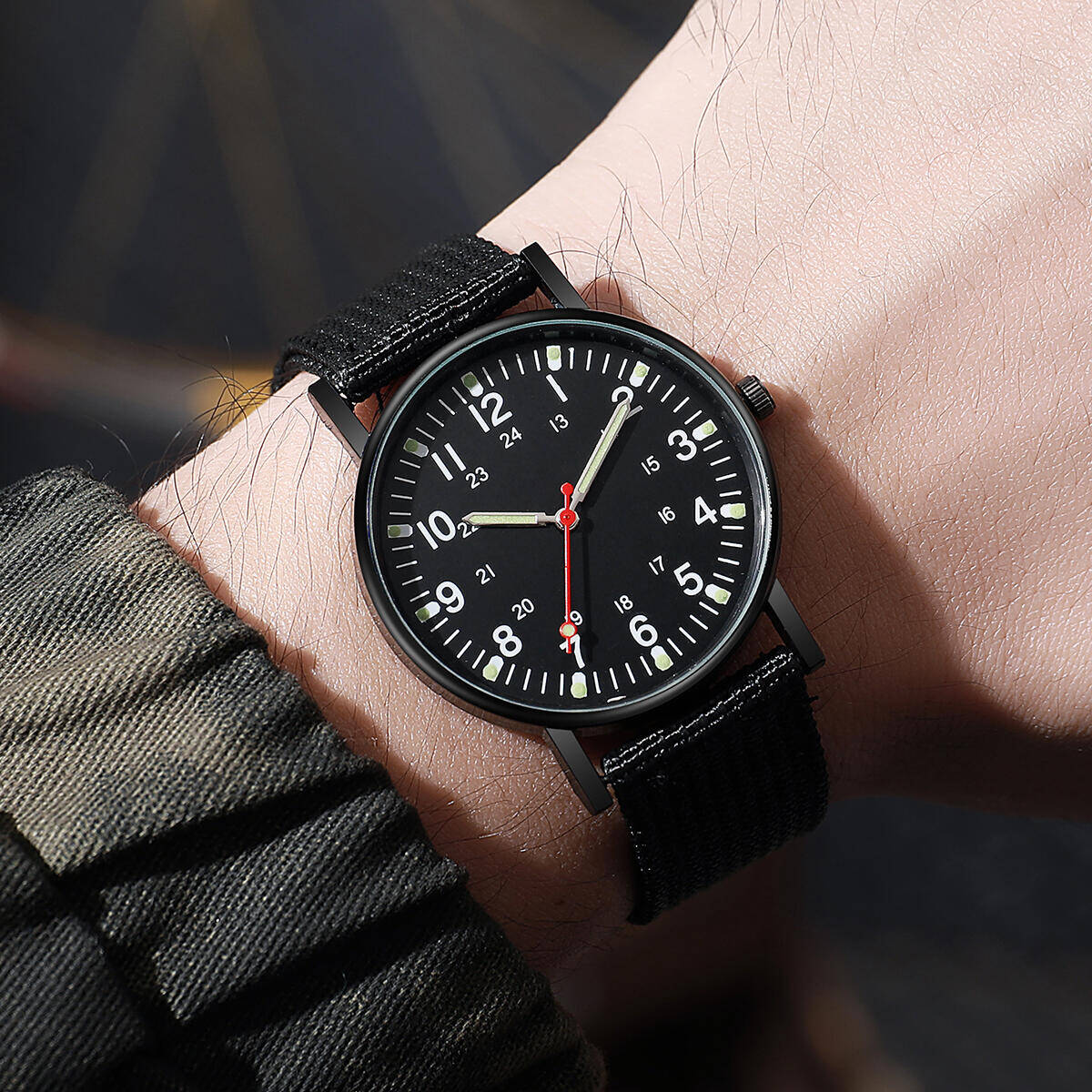 Men Watches Casual Nylon Band  - مراجعة Field Watch Military وسعره