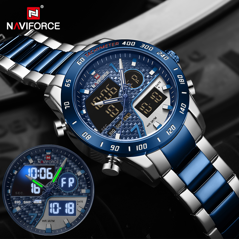 NAVIFORCE Digital Watches for  - مراجعة Field Watch Military وسعره