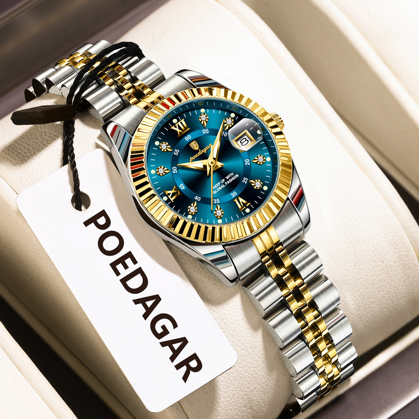 POEDAGAR Top Luxury Watch For  - مراجعة Luxury Watch Girl وسعره