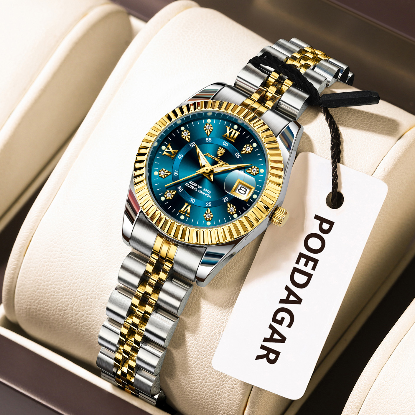 POEDAGAR Top Luxury Watch For  - مراجعة Luxury Watch Girl وسعره