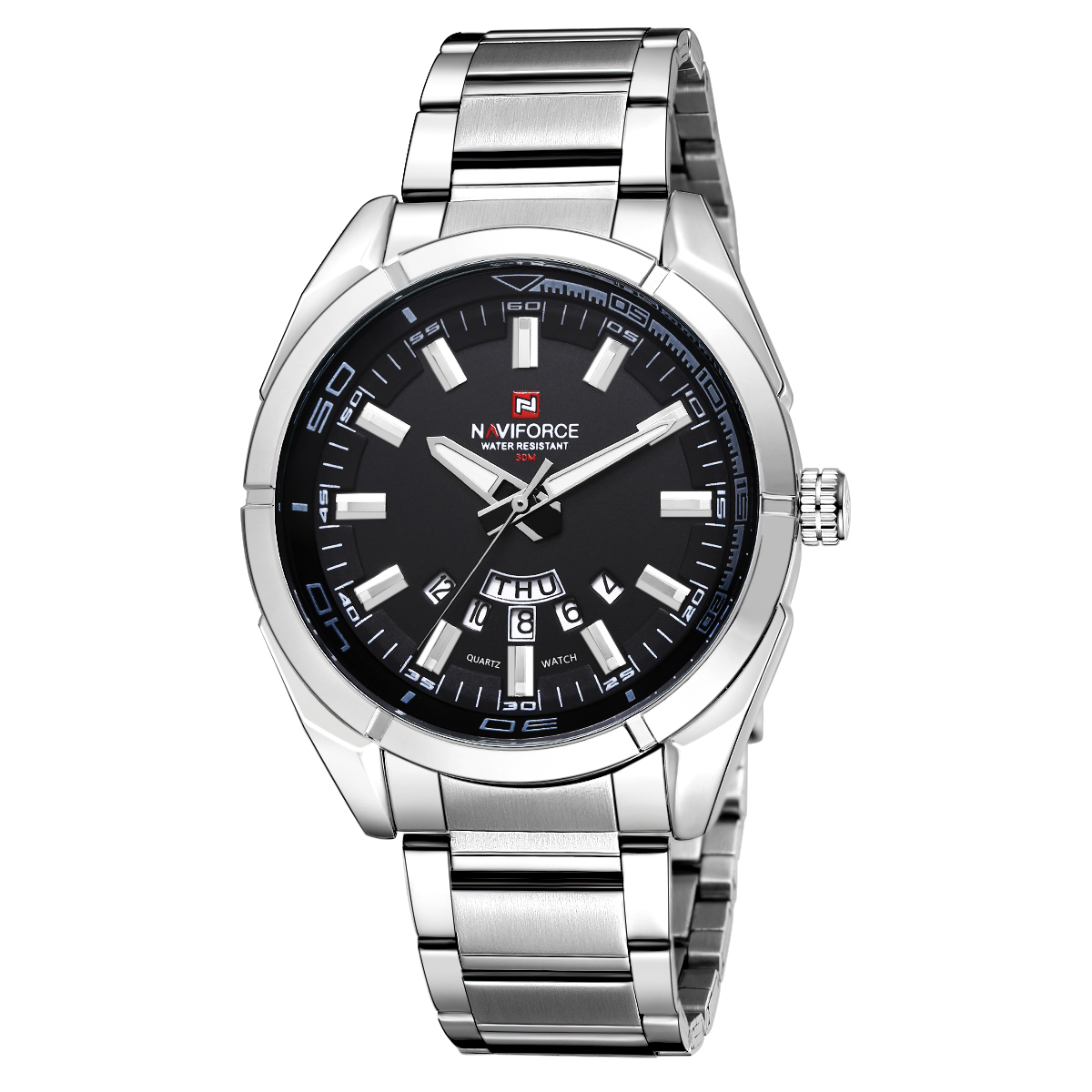 NAVIFORCE Brand Men Watches Bu - مراجعة Field Watch Military وسعره