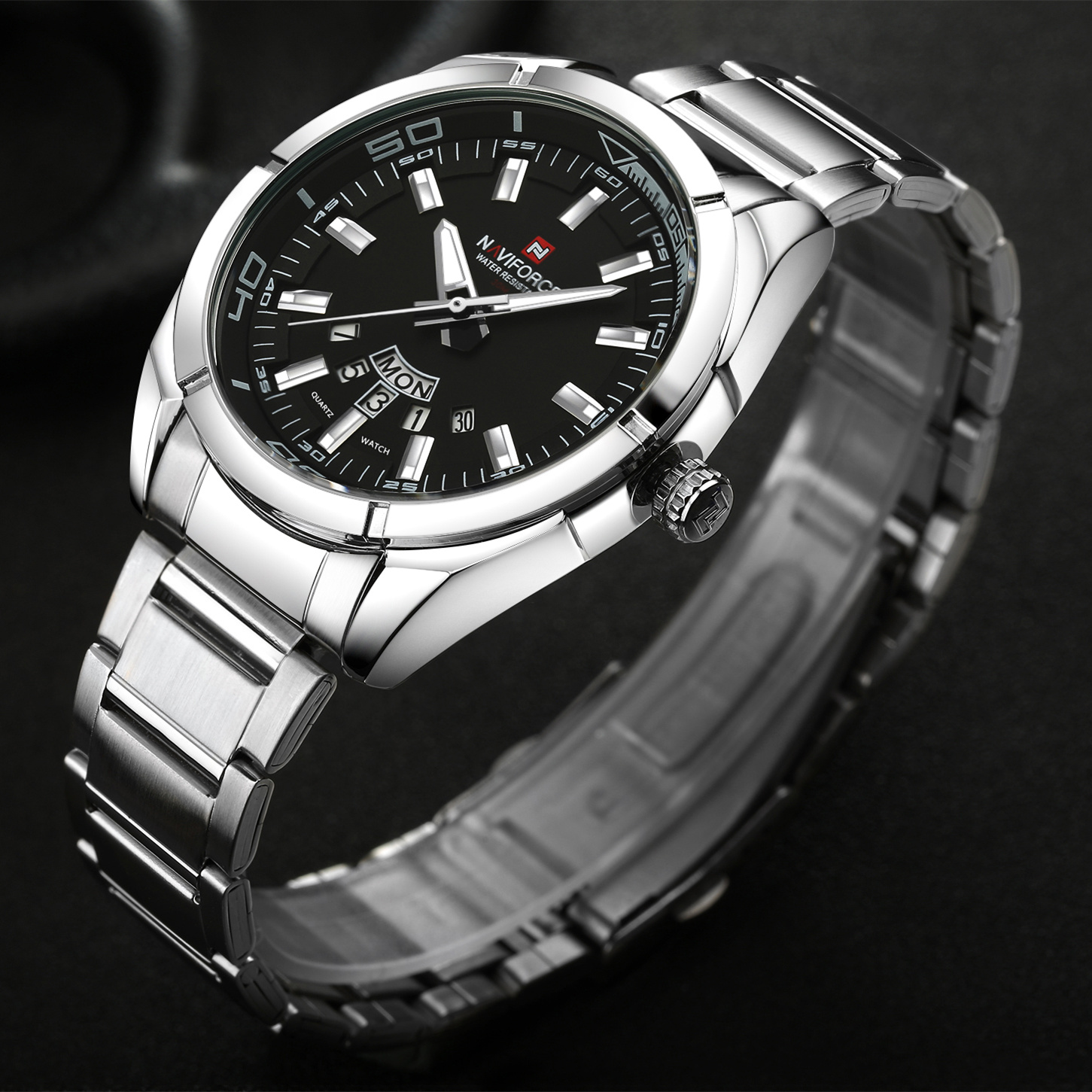 NAVIFORCE Brand Men Watches Bu - مراجعة Field Watch Military وسعره