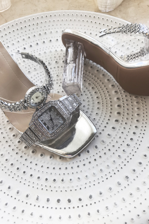 Original design Crystal watch  - مراجعة Luxury Watch Square وسعره