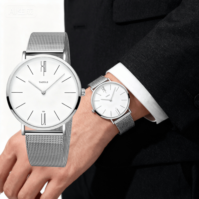 Fashion Simple Men Watch TOP B - مراجعة Luxury Watch Affordable وسعره
