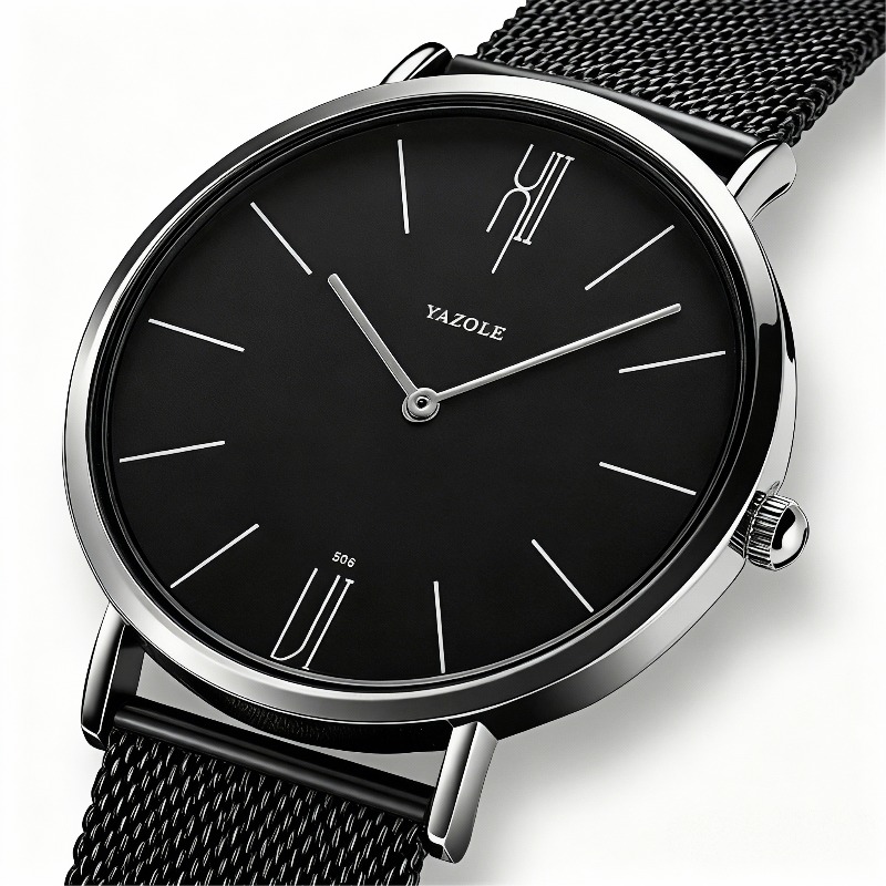Fashion Simple Men Watch TOP B - مراجعة Luxury Watch Affordable وسعره