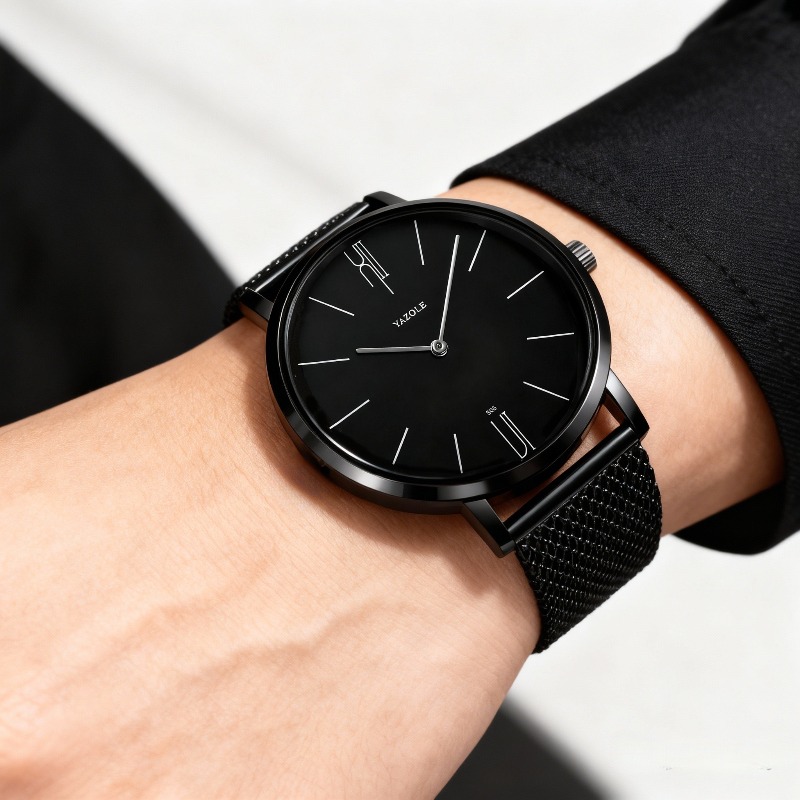 Fashion Simple Men Watch TOP B - مراجعة Luxury Watch Affordable وسعره