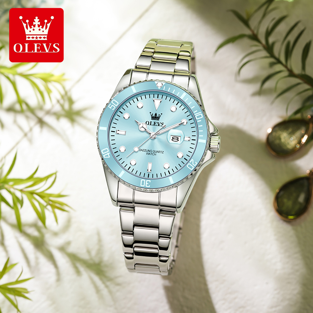 OLEVS Luxury Stainless Steel W - مراجعة Luxury Watch Girl وسعره