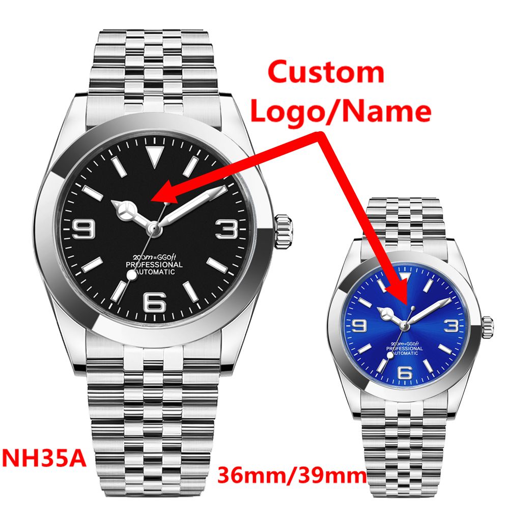 Custom Logo Luxury NH35 Watch  - مراجعة Luxury Watch Girl وسعره