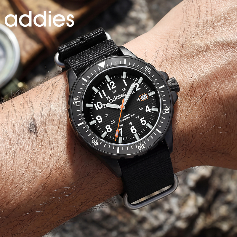 ADDIES 2026 New Men's Sports Q - مراجعة Field Watch Military وسعره